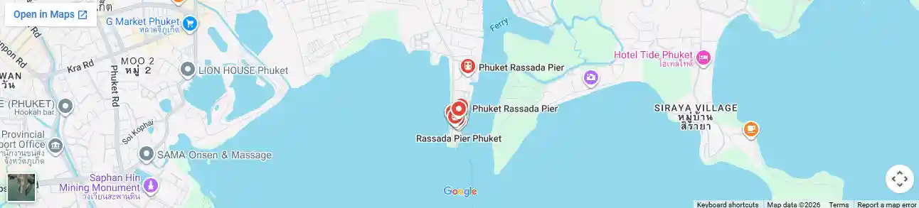 Map of Rassada Pier Phuket